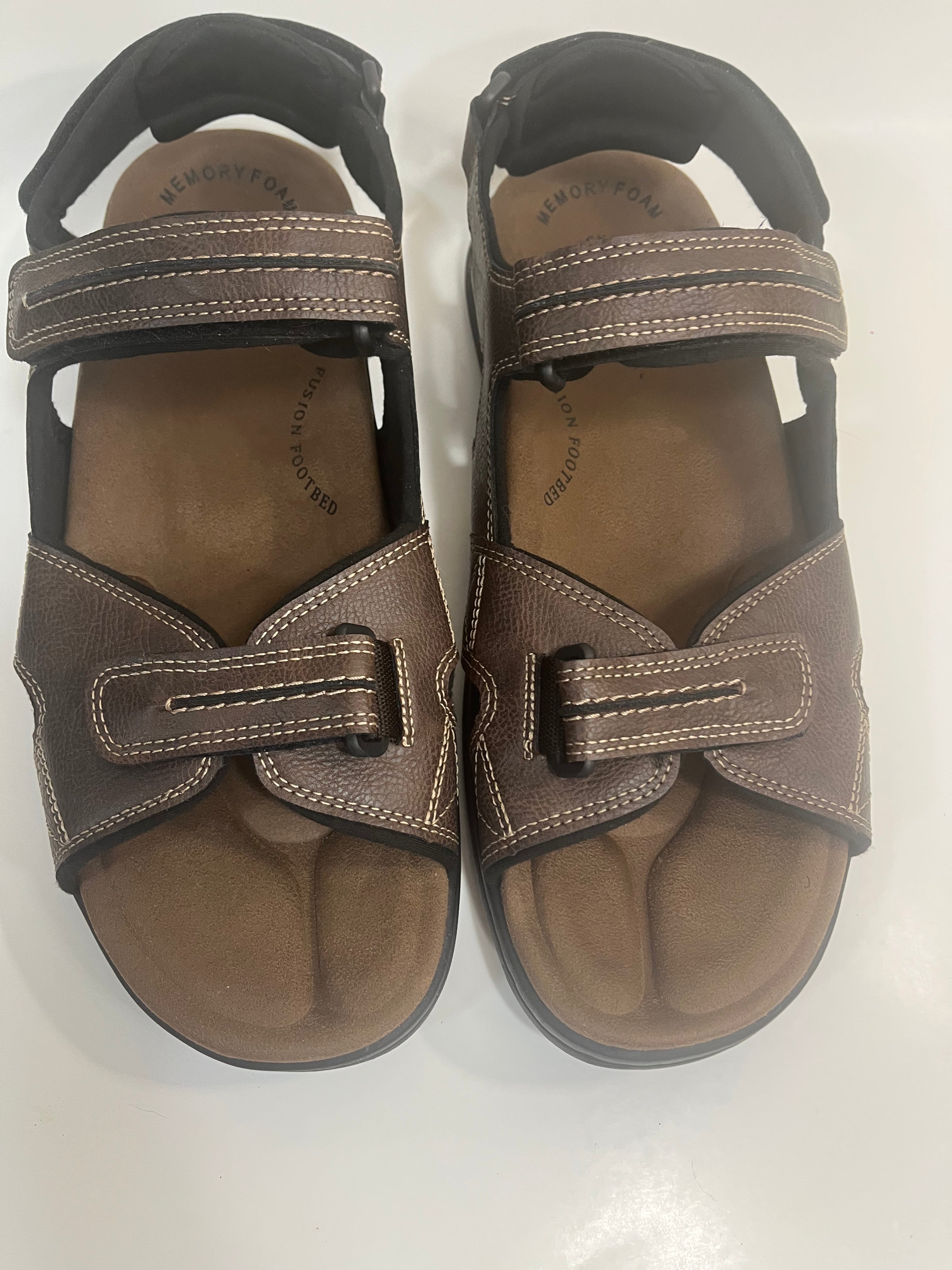 Dockers Men's Memory Foam Sandal - Brown (Size 14M) - Lightly Worn
